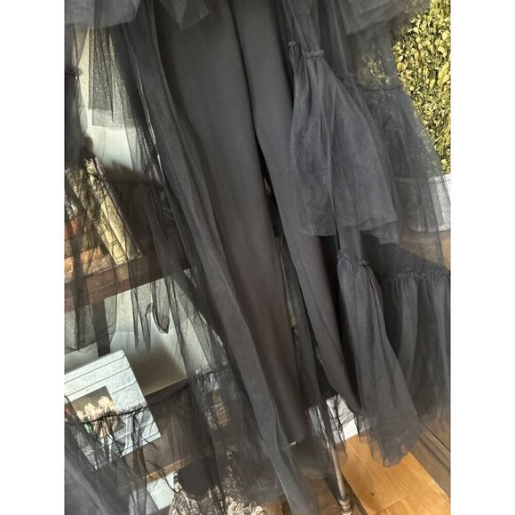 BCBGMAXAZRIA Ambrosia Jumpsuit Gown Black Womens Size 2 - Picture 7 of 10